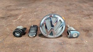 Key & Lock Set - Platinum Grey - mk4 Jetta