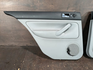 Door Cards - Grey Leather - Jetta