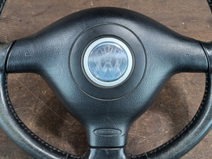 Steering Wheel - Three Spoke Leather