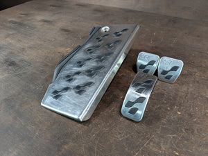 Pedal Covers - Brushed - mk4 R32